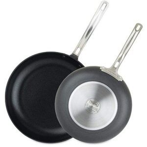 Viking Hard Anodized Nonstick 10-Inch & 12-Inch Fry Pans in Black